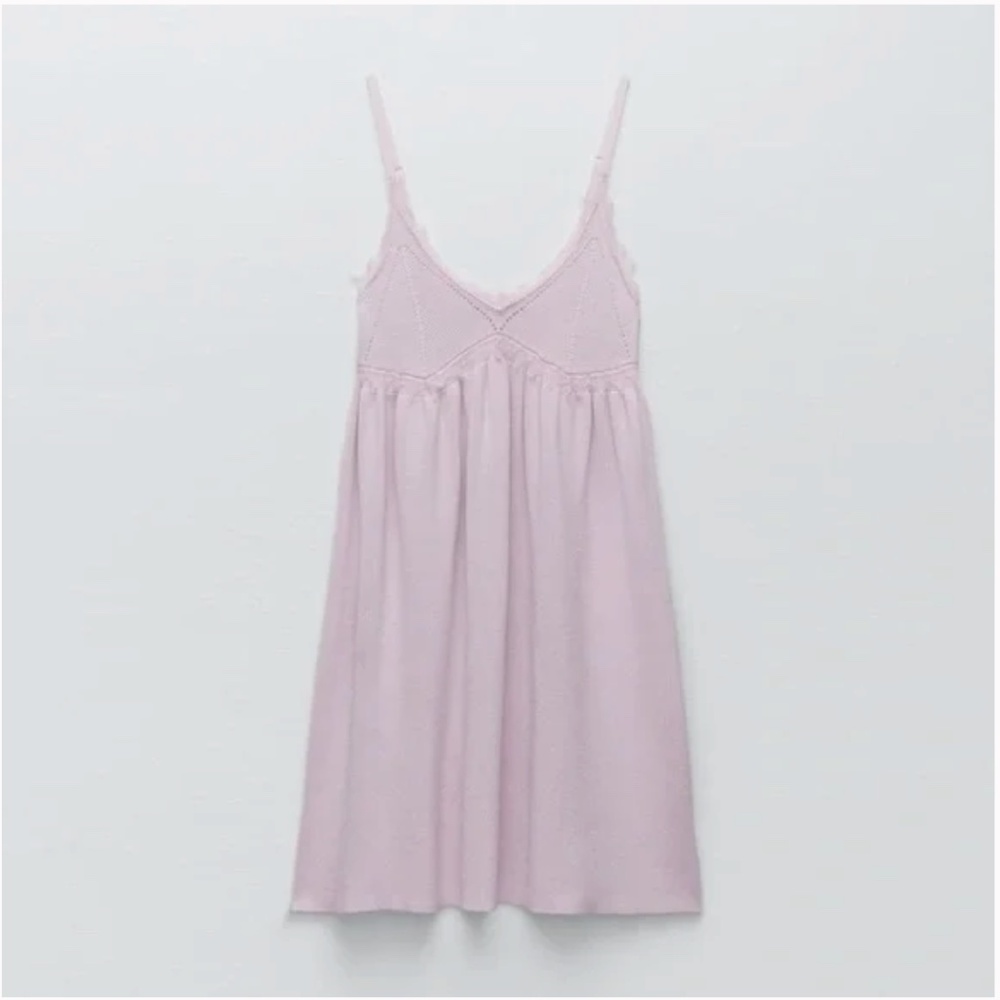 NWT Stretchy Lavender Lace Zara Dress